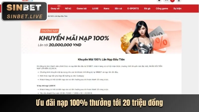 Ưu đãi chào mừng Nổ Hũ